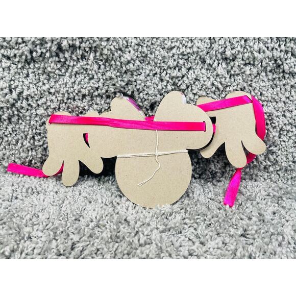 Disney Minnie Mouse Head And Hands Kids Party Banner Hanging Decorations - Picture 7 of 8